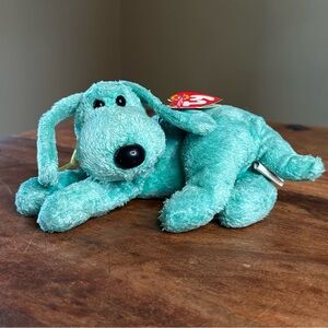 SALE 2/15 NWT- Diddly the Green Dog Beanie Baby Collectable, 2000